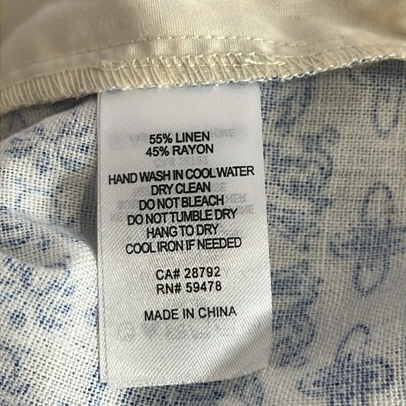 NWT Joie Linen Wide Leg Cropped linen blend Pants size 10. - Picture 7 of 7